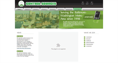 Desktop Screenshot of controlsources.biz