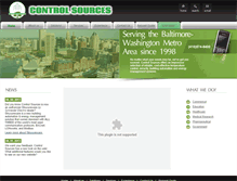 Tablet Screenshot of controlsources.biz